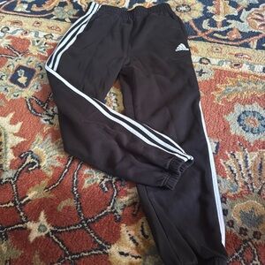 Boys heavy weight black Adidas Joggers Size 14-16